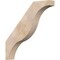 Ekena Millwork 5 1/2"W x 38"D x 38"H Funston Smooth Knee Brace, Douglas Fir BRC06X38X38FST00SDF - alternate 1